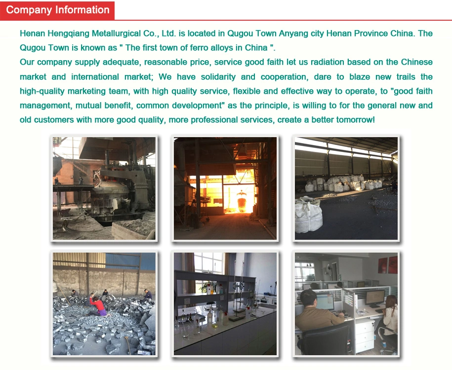 Anyang Factory Ferrosilicon Ferro Silicon FeSi75 Ferroalloy