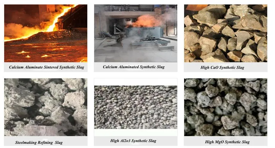 Calcium Aluminate Synthetic Slag Refining Slag Sintered Slag